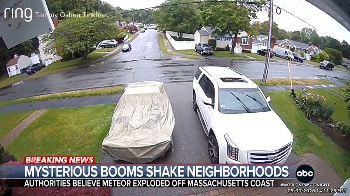 The mysterious loud booms shaking neighborhoods from New England to South Carolina. Olivia Rubin reports.