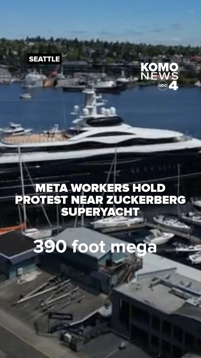 Today, a group identifying as former and current Meta employees held a protest near Mark Zuckerberg's superyacht, named Launchpad, is moored in Seattle's Lake Union. The parent company of Facebook and Instagram has about 7,500 to 8,000 workers in the Puget Sound region. The layoffs will affect employees at Meta facilities in Seattle, Bellevue, and Redmond, as well as remote workers living in Washington.