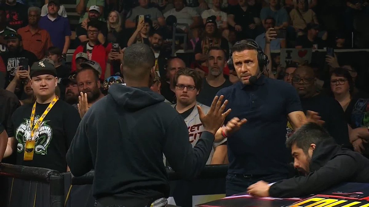 Nigel McGuinness has gotten involved after Lee Moriarty got in his face! Watch the #AEWCollision replay RIGHT NOW on @HBOMax!
