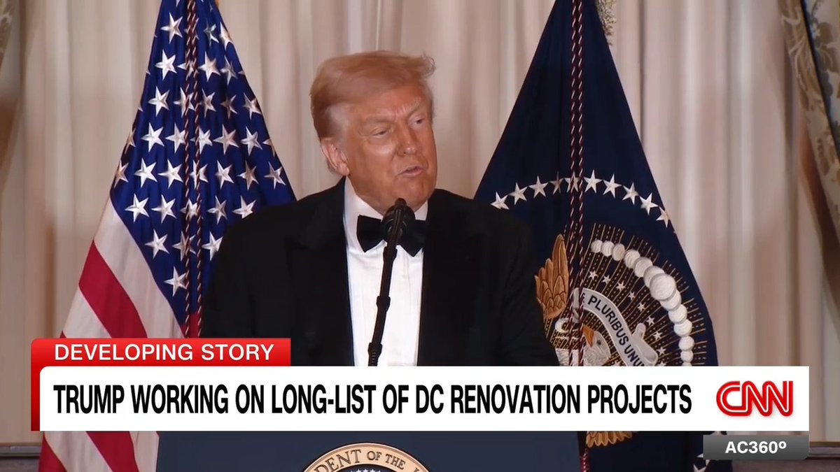A court ruled the president can't put his name on the Kennedy Center and it can't close for renovations. He says his next step is to hand the venue over to Congress to manage. It's not as though he doesn't have plenty of other irons in the fire. CNN's Sunlen Serfaty has more.