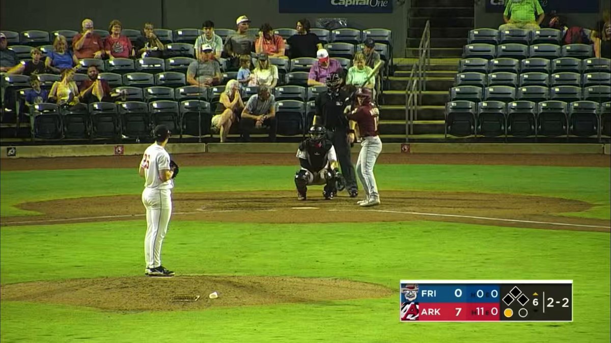 HAVE A NIGHT, RYAN SLOAN 👏 6 IP 0 H 0 ER 0 BB 11 K The Mariners Player Development No. 3 prospect generated 18 whiffs on 61 pitches for the Double-A Arkansas Travelers. (🎥Mariners Minors)