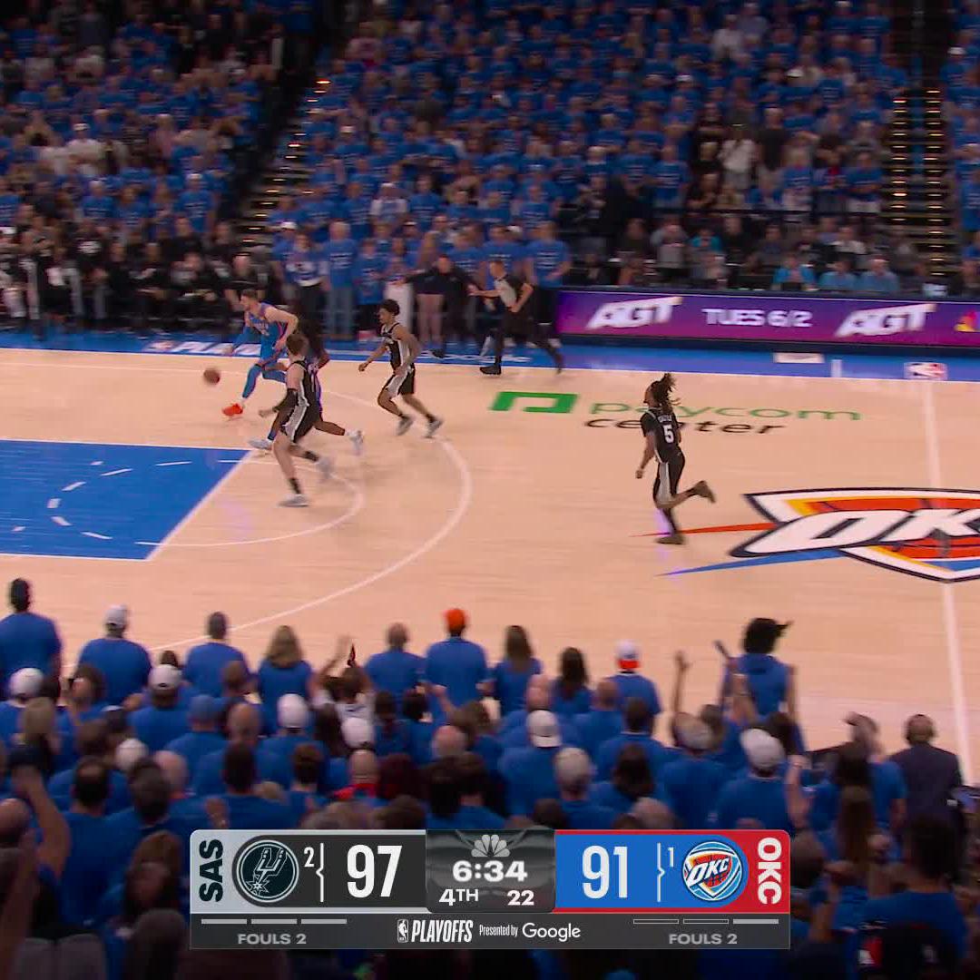 LUKE BLOCK ➡️ STEPH BUCKET! 📺NBA on NBC and Peacock