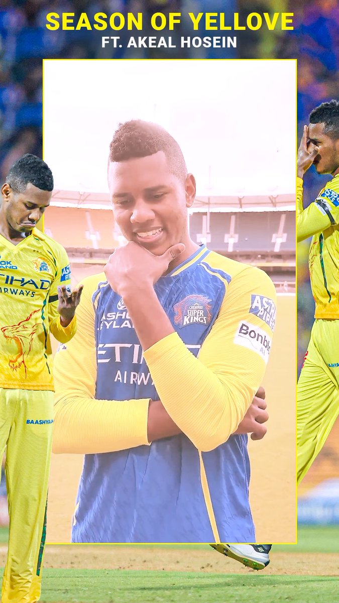 He brought the mask He brought the vibes Akeal’s Yellovely season 💛✨ #WhistlePodu #Yellove