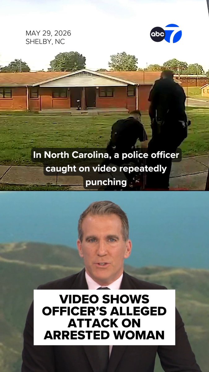 A North Carolina police officer has been fired after doorbell camera footage appeared to show him repeatedly punching a woman during an arrest that sparked protests. It’s still unclear why the 34-year-old woman was arrested or what charges she may face.