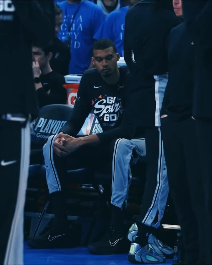 the series started with wemby watching SGA accept the MVP trophy that he openly campaigned for and ended with him stealing game 7 in OKC to go to the NBA Finals….. absolute CINEMA