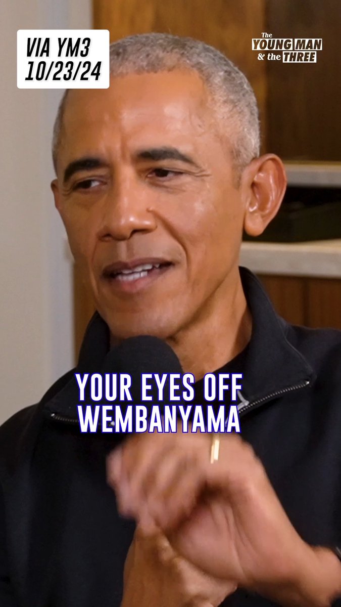 THE SPURS ARE HEADED TO THE NBA FINALS! Obama spoke on being in awe of Victor Wembanyama in our debut YM3 episode 👽