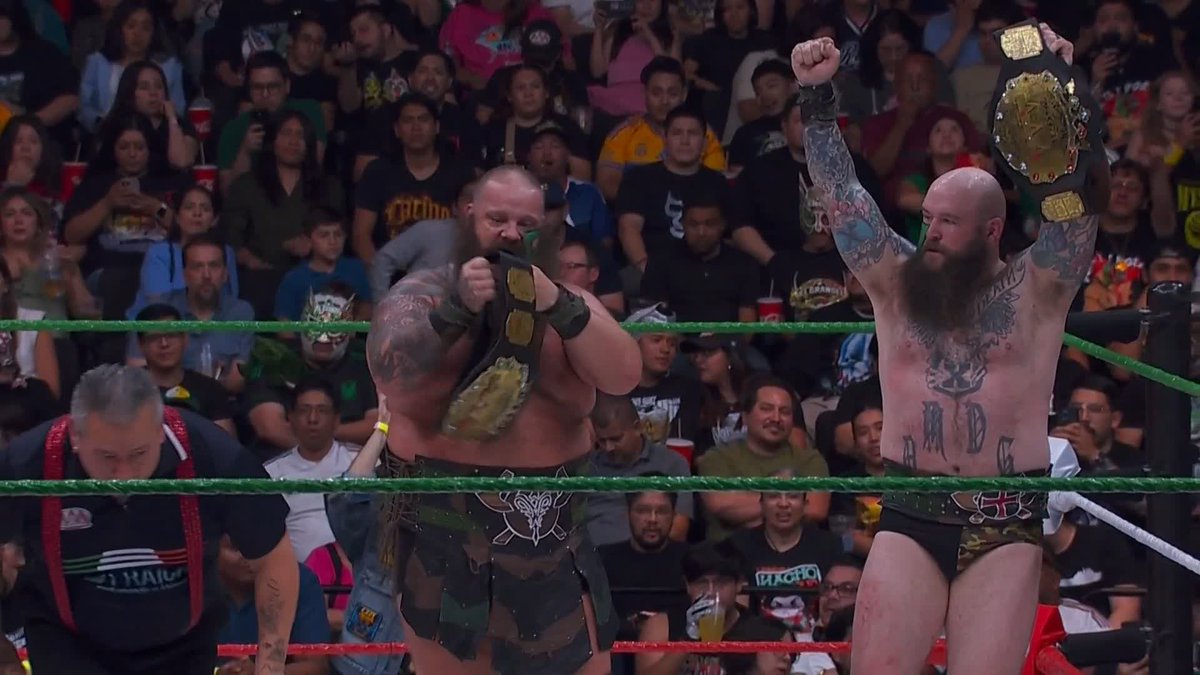 Another TITLE CHANGE 🤯 The War Raiders are the New AAA Tag Team Champions!