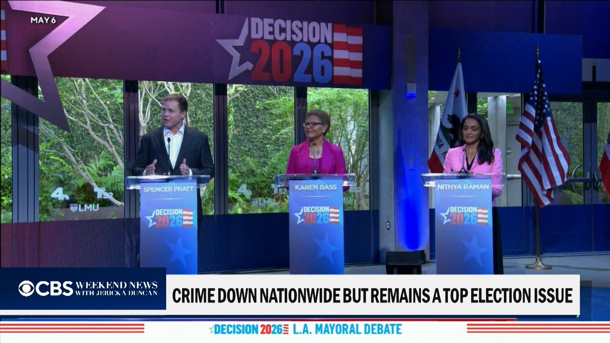 Voters across California are heading to the polls next week to choose new leaders. In Los Angeles, the race for mayor is hotly contested, and so is the issue of crime. @AdamYamaguchi reports.