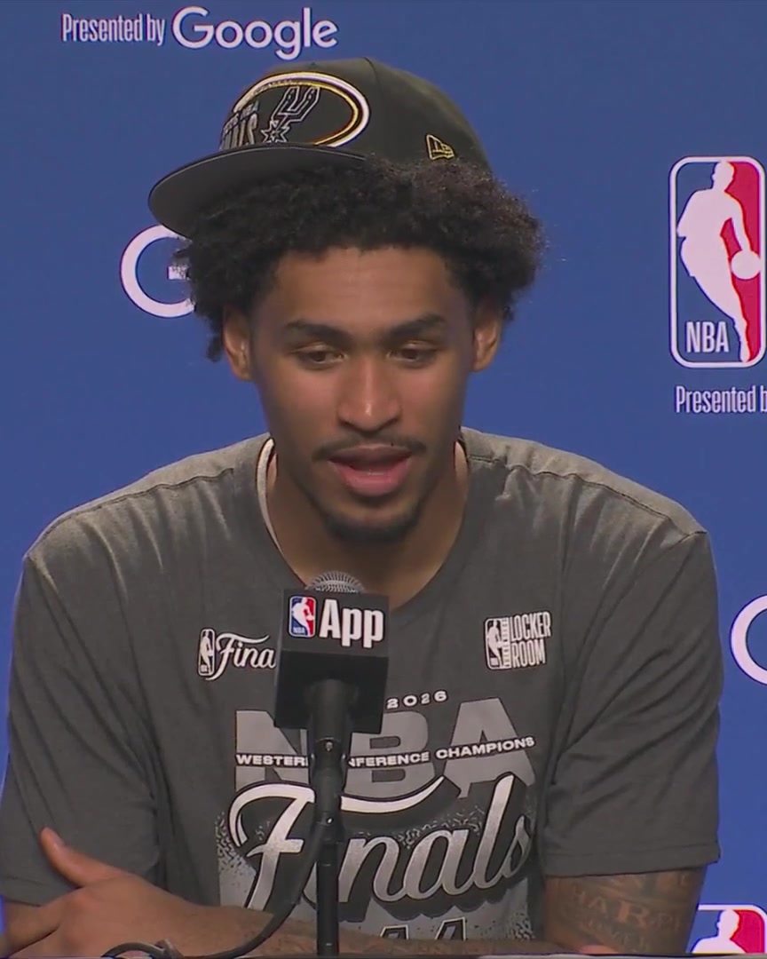 "I've been to so many Knicks playoff games, Knicks games - I live 25, 30 minutes from the arena. I know there's going to be a whole lot of tickets I'll be asked for." Dylan Harper on growing up a Knicks fan and now facing them in the NBA Finals: