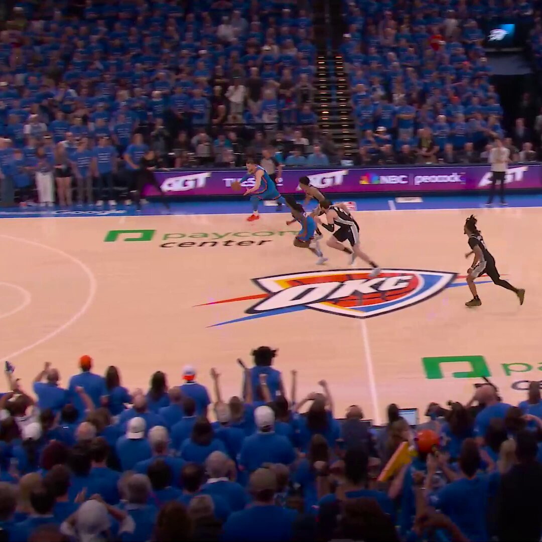 "BLOCKED BY KORNET!" Luke Kornet unlocked a new core memory tonight 😏