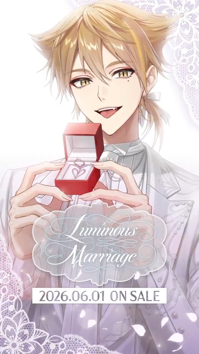 【Luminous Marriage #伏見ガク ビジュアル紹介】 華やかな衣装に身を包んだ『Luminous Marriage』グッズは 6/1(月)18:00より #にじストア にて販売開始！ 担当：Re*non 様 ▼YouTube Shortsでも公開中！ #にじさんじジューンブライド2026