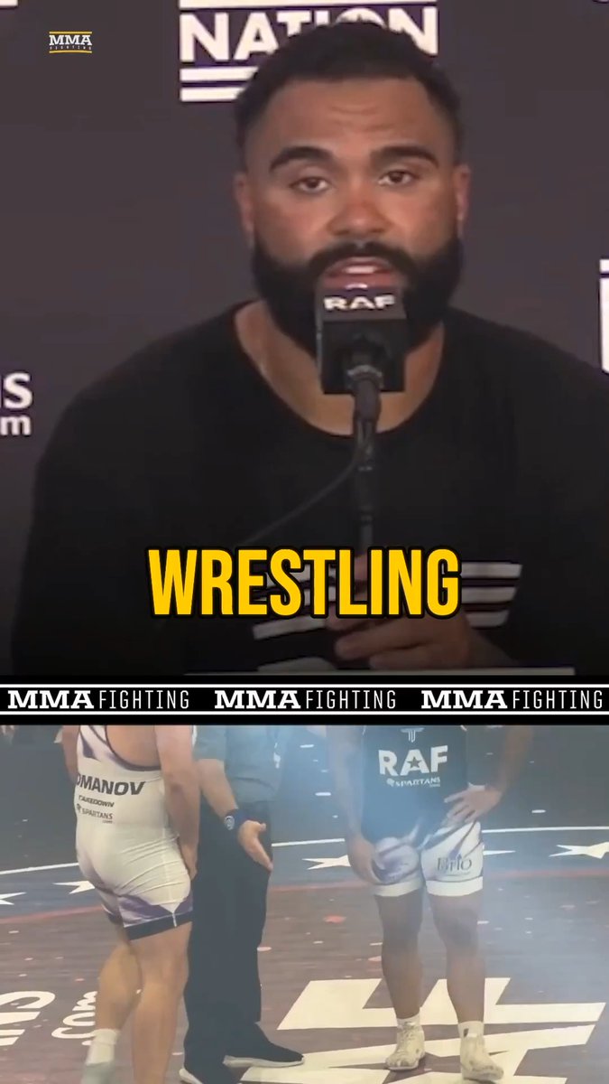 Gable Steveson gives his immediate reaction to his successful RAF debut at RAF 09: "Whether my opponent gave up or wrestled me for the six minutes, I was ready for anything.