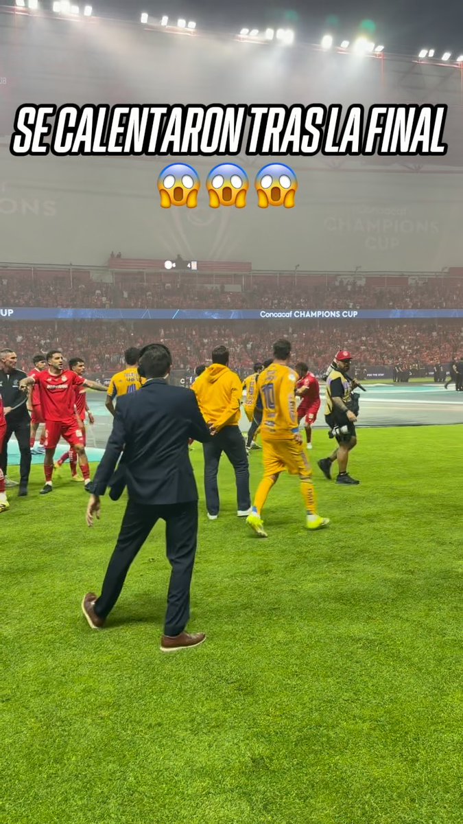¡BRISEÑO Y VIGÓN ENCENDIERON LOS ÁNIMOS TRAS EL FINAL! 💥 Momento calientito luego del silbatazo final que coronó a Toluca campeón 😨