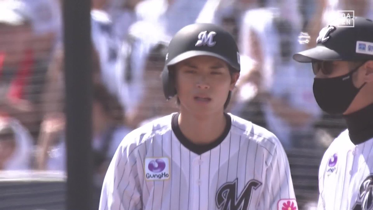 闘争心に火がついた🔥 今季初スタメン起用に応える 和田康士朗 同点タイムリー！ 二塁走者ソトも本塁へ激走！ ⚾️ロッテ×阪神 #chibalotte #だったらDAZN