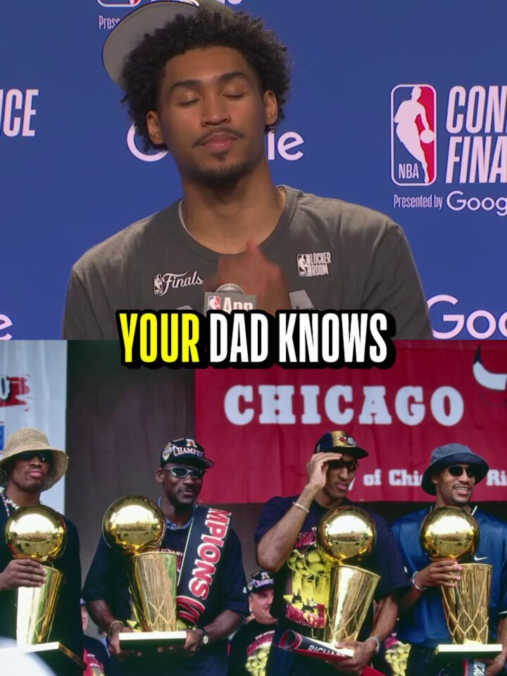 Dylan Harper’s dad, 5x NBA Champion Ron Harper Sr., knows a little something about playing in the NBA Finals 😉 Dylan Harper shares what his dad preached to him after Game 7 and throughout the postseason!