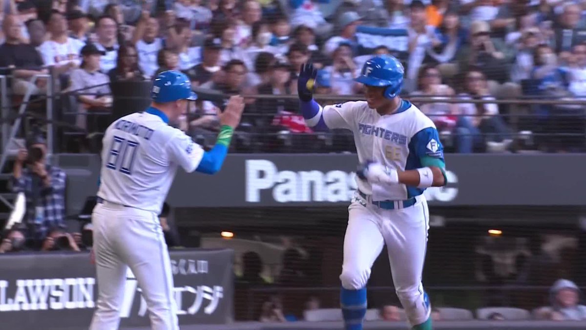 驚愕の飛距離 センターのカメラマン席へ 万波中正 第12号ホームラン ⚾️日本ハム×巨人 #lovefighters #だったらDAZN
