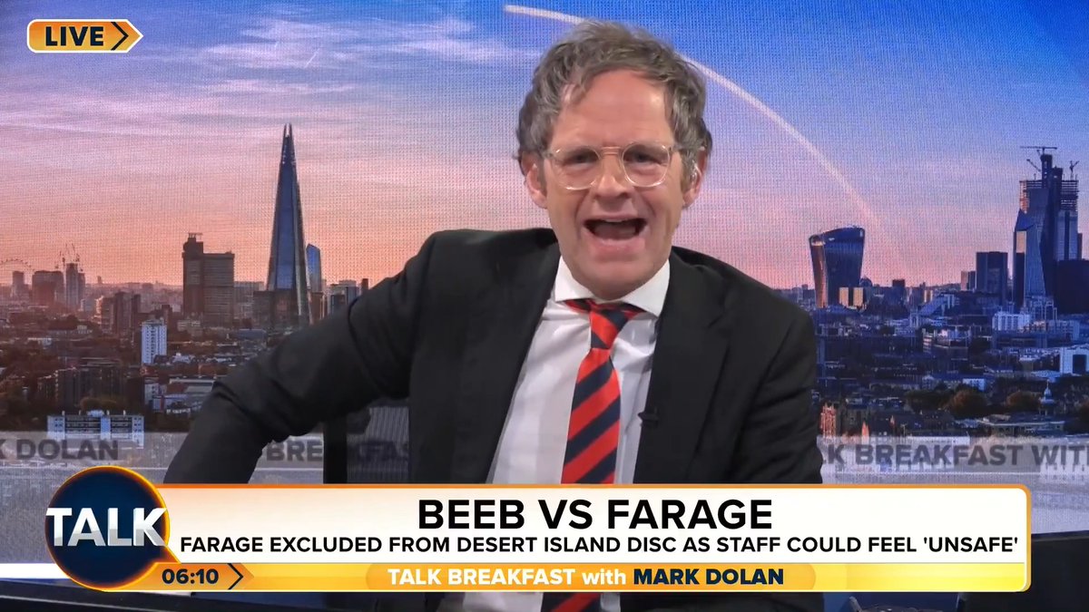 🚨"They want Farage on a desert Island! They don't want you to hear from him. The BBC are DYING a slow death." The BBC has been hit with new allegations of bias following claims Nigel Farage has been banned from Desert Island Discs. Mark Dolan | Nigel Farage