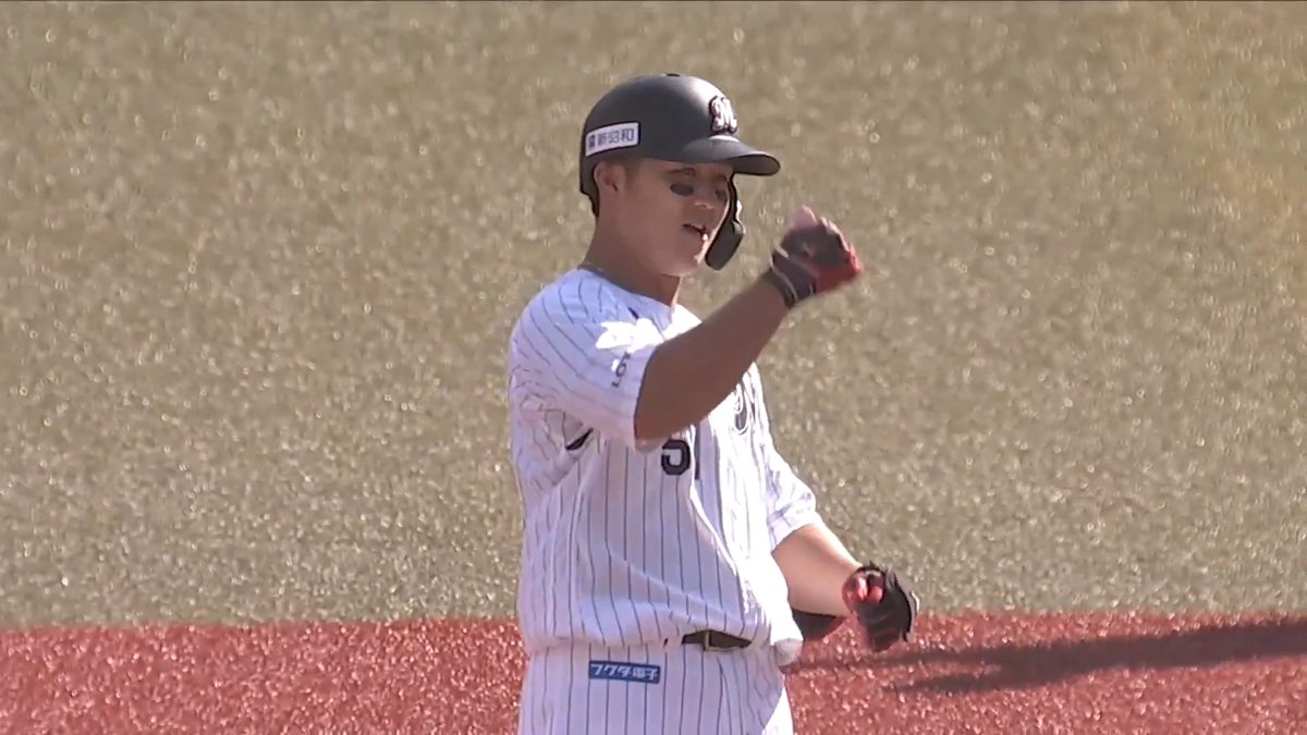 終盤にきて値千金の一打を放つ!💪 千葉ロッテ 山口航輝 選手のタイムリー2ベースヒットで勝ち越しに成功!🔥🔥 👇日本生命セ・パ交流戦見るならパテレ!