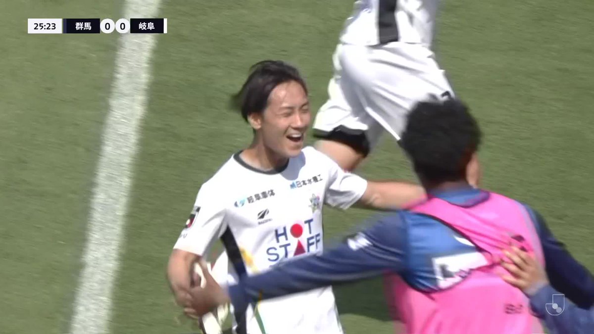 強烈な左足！🚀 🎦 ゴール動画 🏆 明治安田Ｊ２・Ｊ３百年構想リーグ プレーオフラウンド 第1戦 🆚 群馬vs岐阜 🔢 0-1 ⌚️ 26分 ⚽️ 文 仁柱（岐阜） #Ｊリーグ