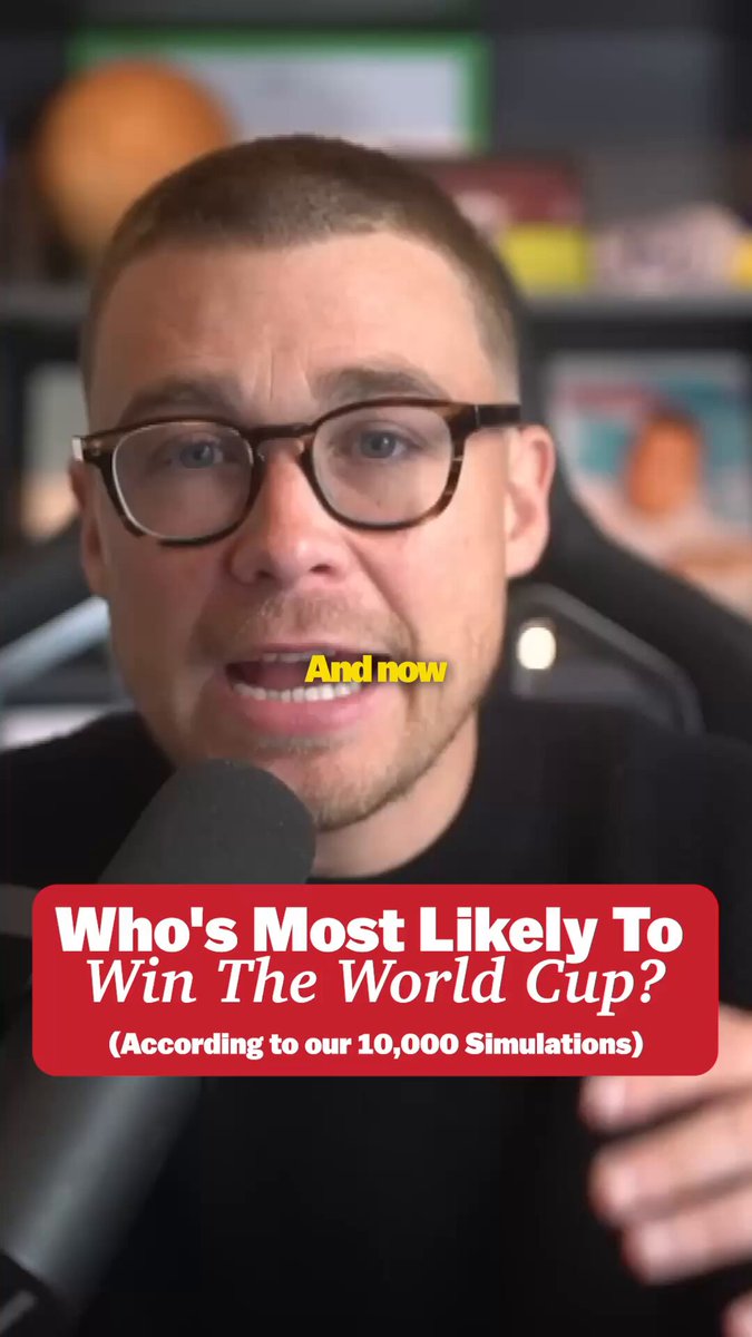 ▪️ England's surprising group-stage ▪️ A juicy knockout bracket ▪️ The 10 teams most likely to win Here's what happened when we simulated the World Cup 10,000 times 😵‍💫