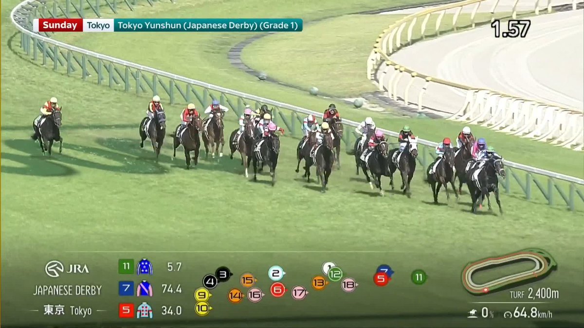A triple crown contender! 🇯🇵 Lovcen took them all the way in the Japanese Guineas and flashes home late to capture the Japanese Derby in a dramatic finish in Tokyo... 🇯🇵 #競馬