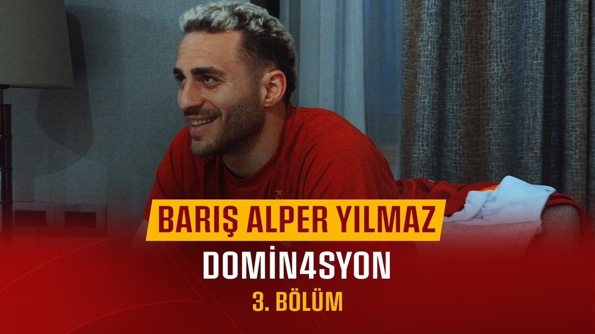 💬 DOMİN4SYON | Barış Alper Yılmaz - 3. Bölüm 🏆 Şampiyonluğa giden yolda futbolcumuz Barış Alper Yılmaz ile gerçekleştirdiğimiz keyifli sohbet YouTube Katıl Sarı-Kırmızı Paket ve GSPlus Premium üyelerine öncelikli olarak YAYINDA! ✅ Tamamını izlemek için 👇