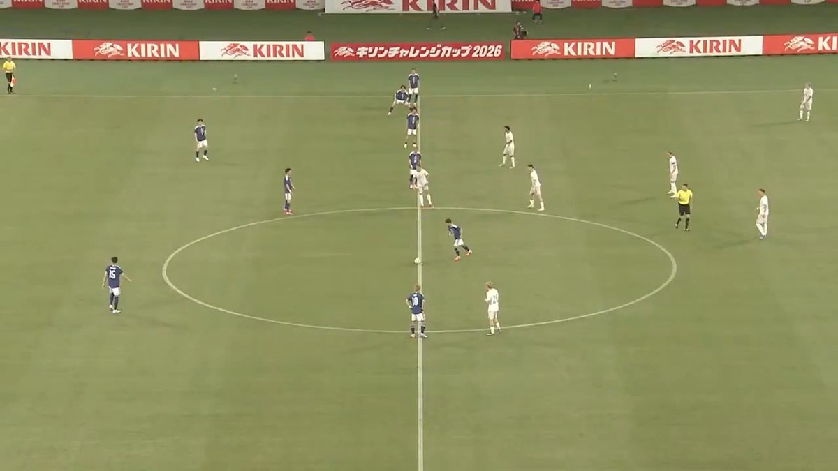 🏆キリンチャレンジカップ2026 ひとつになるから強くなる。 🇯🇵SAMURAI BLUE vs アイスランド代表🇮🇸 ワールドカップ前最後の試合がキックオフ⚽ 地上波日テレ系＆TVerで只今放送中❗ ※一部地域除く ▶ 📱DAZNにて無料ライブ配信 #最高の景色を #サッカー日本代表