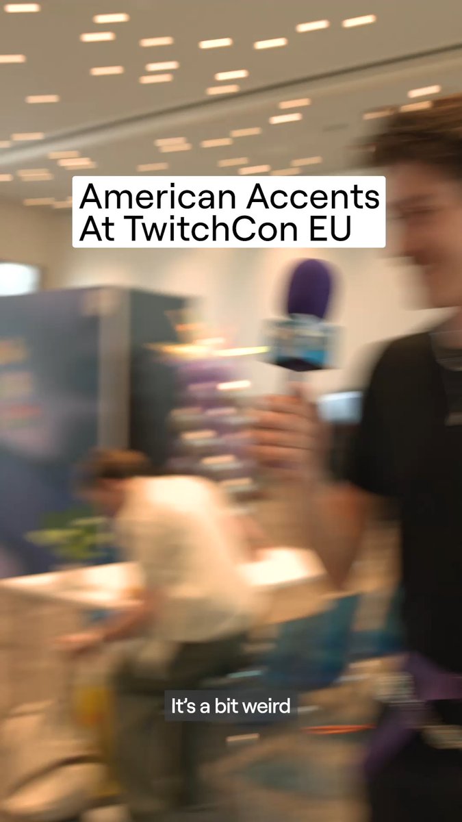 "*eagle screech* 🦅" We asked creators to give us their best American Accents at #TwitchCon Rotterdam, and it didn't disappoint.