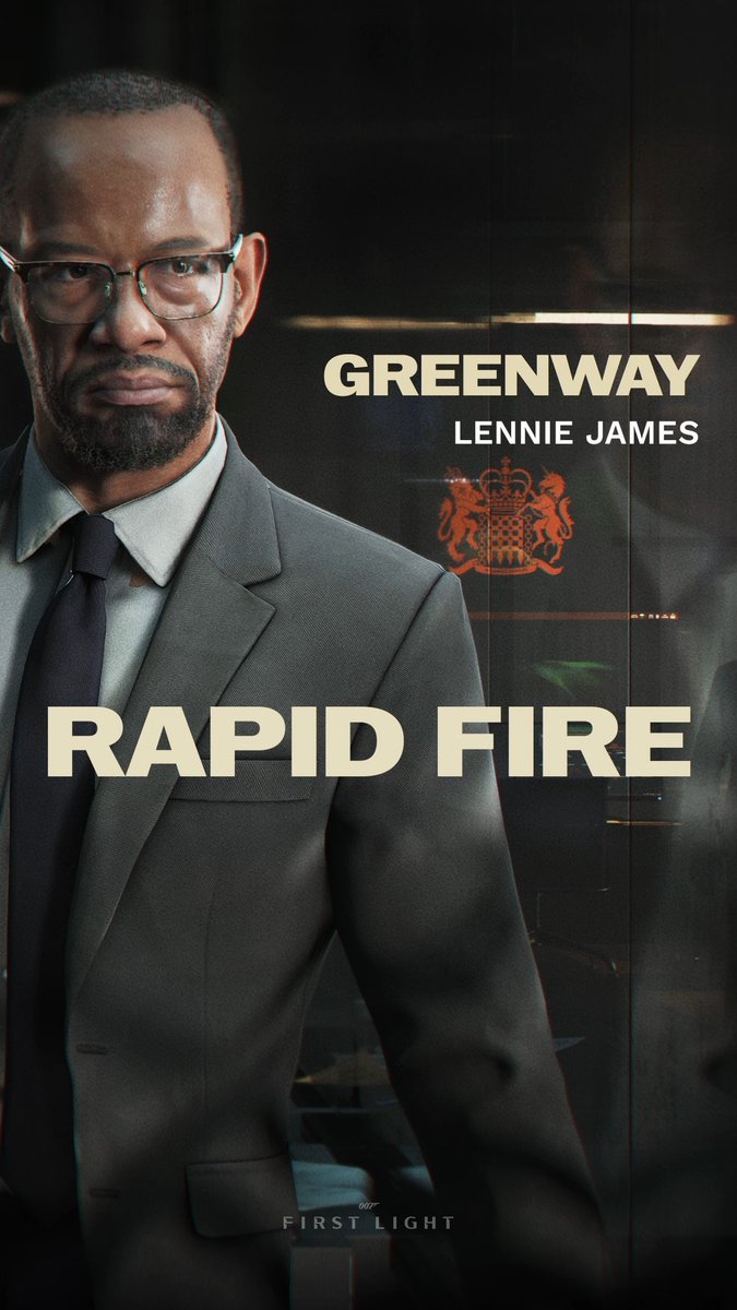 Lennie James plays Bond's mentor Greenway in #007FirstLight and we managed to ask a few quickfire questions. How accurate do you think his answers are to how Greenway might answer? #EarnTheNumber