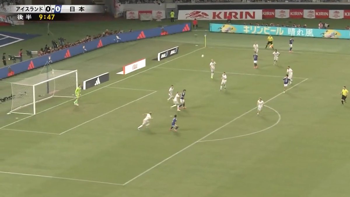 🏆キリンチャレンジカップ2026 ひとつになるから強くなる。 🇯🇵SAMURAI BLUE vs アイスランド代表🇮🇸 長友佑都がペナルティーエリアでダイレクトボレー⚽ 地上波日テレ系＆TVerで只今放送中❗ ※一部地域除く ▶ 📱DAZNにて無料ライブ配信 #最高の景色を #サッカー日本代表