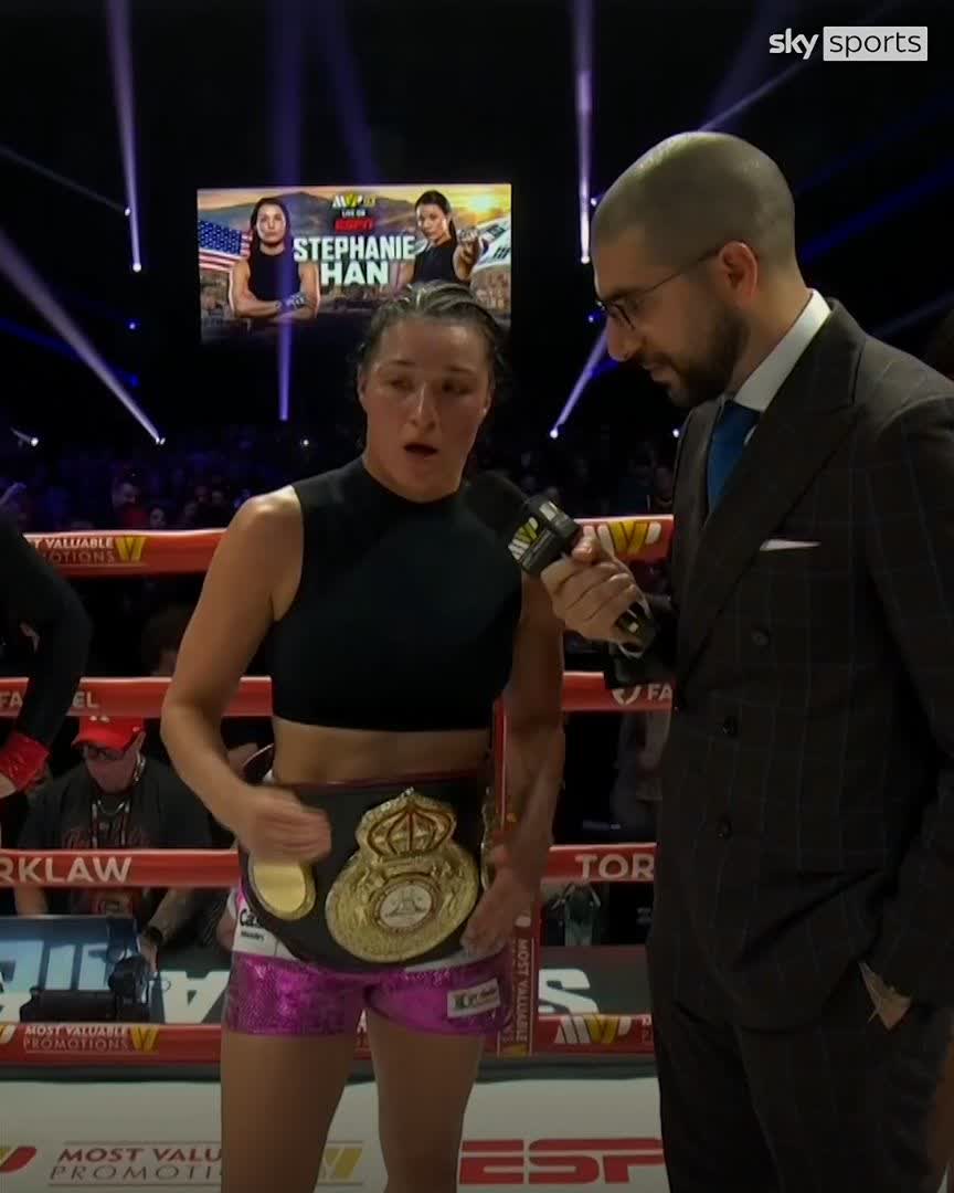 Stephanie Han has set her sights on Katie Taylor 🗣️👀