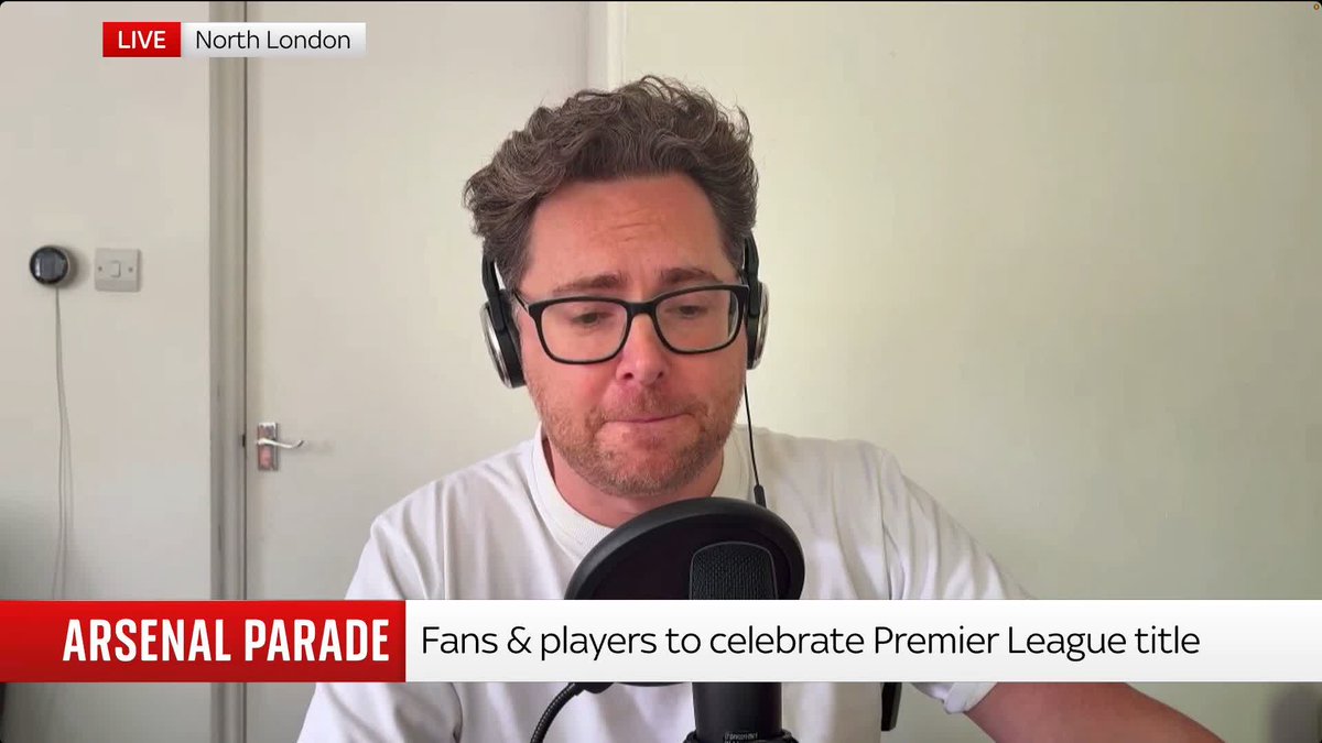 'The Arsenal community is incredible. It represents the best of London - its diverse - it's a representation of what London is really like.' The Football Ramble's Jim Campbell speaks to Sky News, as Arsenal fans gather for the Premier League victory parade