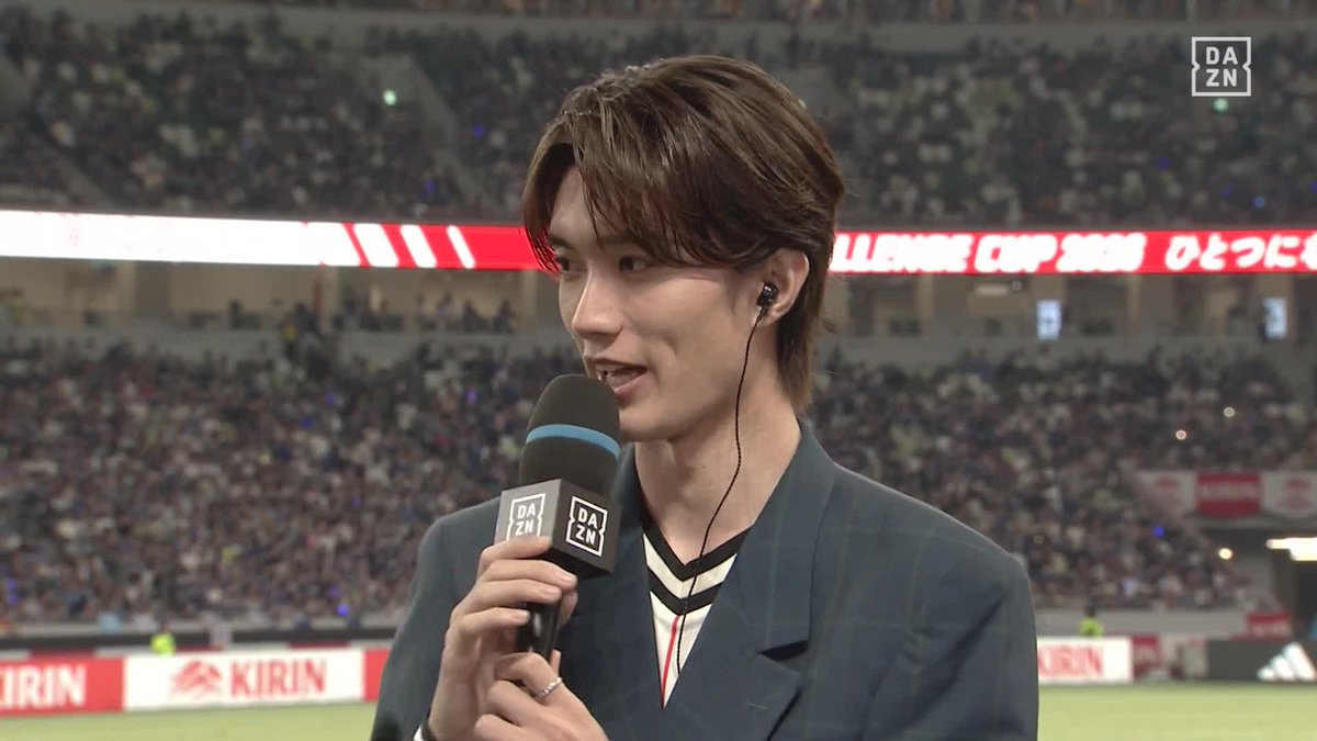 試合後リポート🎙️ 先制ゴールを真後ろで見ていた👀 山中柔太朗さん(M!LK) 🎙️「ヘディングした瞬間、入ったのわかりましたね」 ⚽キリンチャレンジカップ 🆚日本×アイスランド 🆓 DAZN 無料ライブ配信中 #日本代表 #本気で見るならDAZN 無料ライブ視聴はこちら👇️