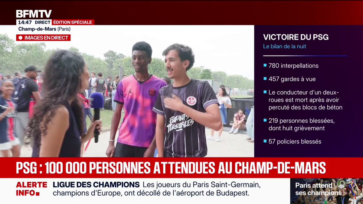 Victoire du PSG: la fête se prépare sur le Champ-de-Mars