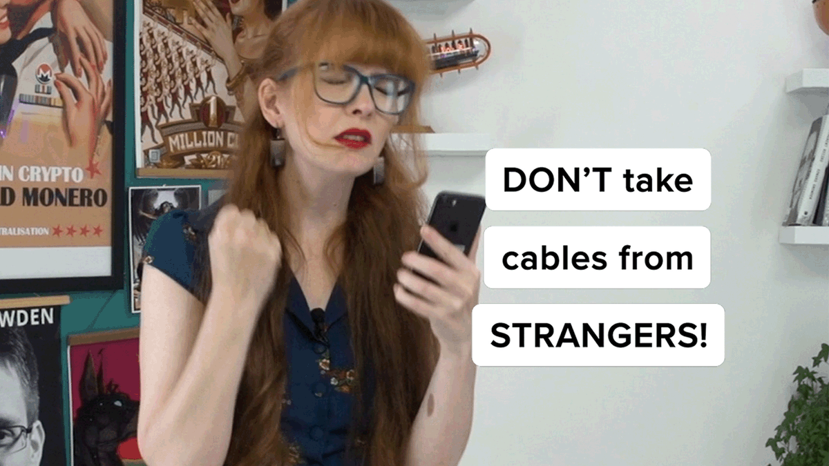 Don't take cables from strangers.