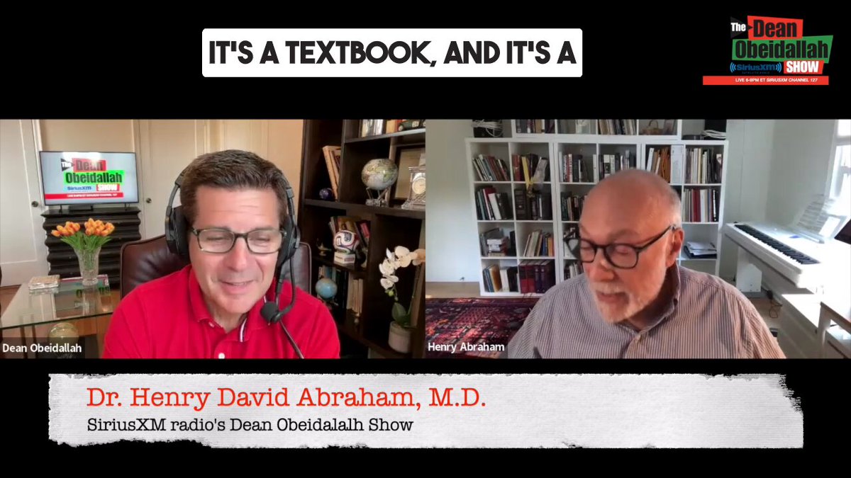 Nobel Peace Prize-winning psychiatrist Dr. Henry David Abraham on my show shared a colleague believed Trump might have Tertiary syphilis given he has all the symptoms including signs of dementia, poor emotional control, difficulty thinking things through & abnormalities in gait. Watch full interview: