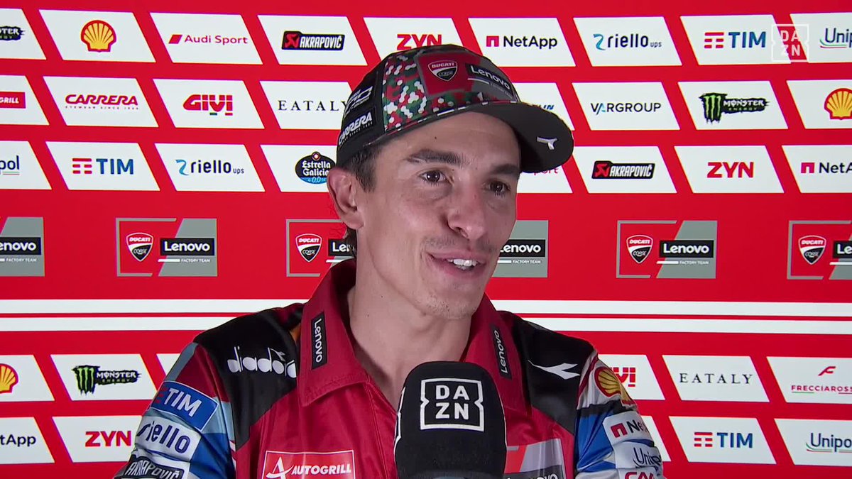 Marc Márquez, contento con su vuelta y de mostrar "destellitos de velocidad" 😄 🗣️ "Hemos cumplido con nota el fin de semana. He decidido dar todo en carrera" #ItalianGP 🇮🇹 #MotoGP 🏁