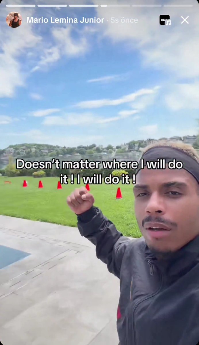 Mario Lemina, bireysel çalışmalarını sürdürerek diyete başladı.