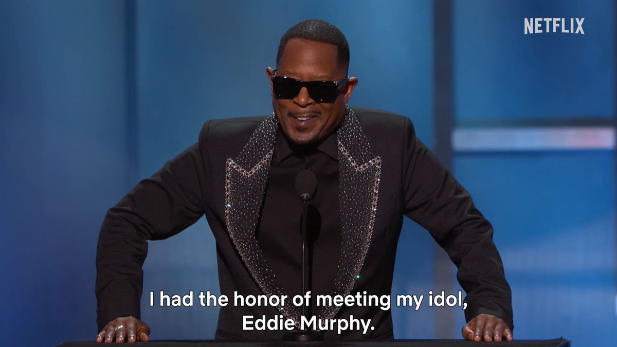 Martin’s been waiting to tell this story for a minute! 😂. The 51st AFI Life Achievement Award: A Tribute to Eddie Murphy, now on Netflix.