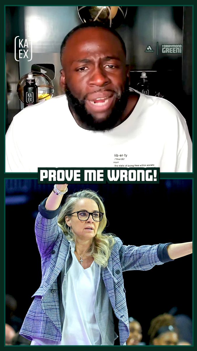 Draymond DOUBLES DOWN that Knicks are missing a 1A scorer required to win NBA Championship “I double down on this! Just like Becky Hammon said "Prove Me Wrong!"... Getting out of the East has never been a sure-fire to winning a championship, what y'all talking about? You get outta the East cause you're supposed to get outta the East, it's the f**king East... with a beat up Boston” Presented by KA-EX