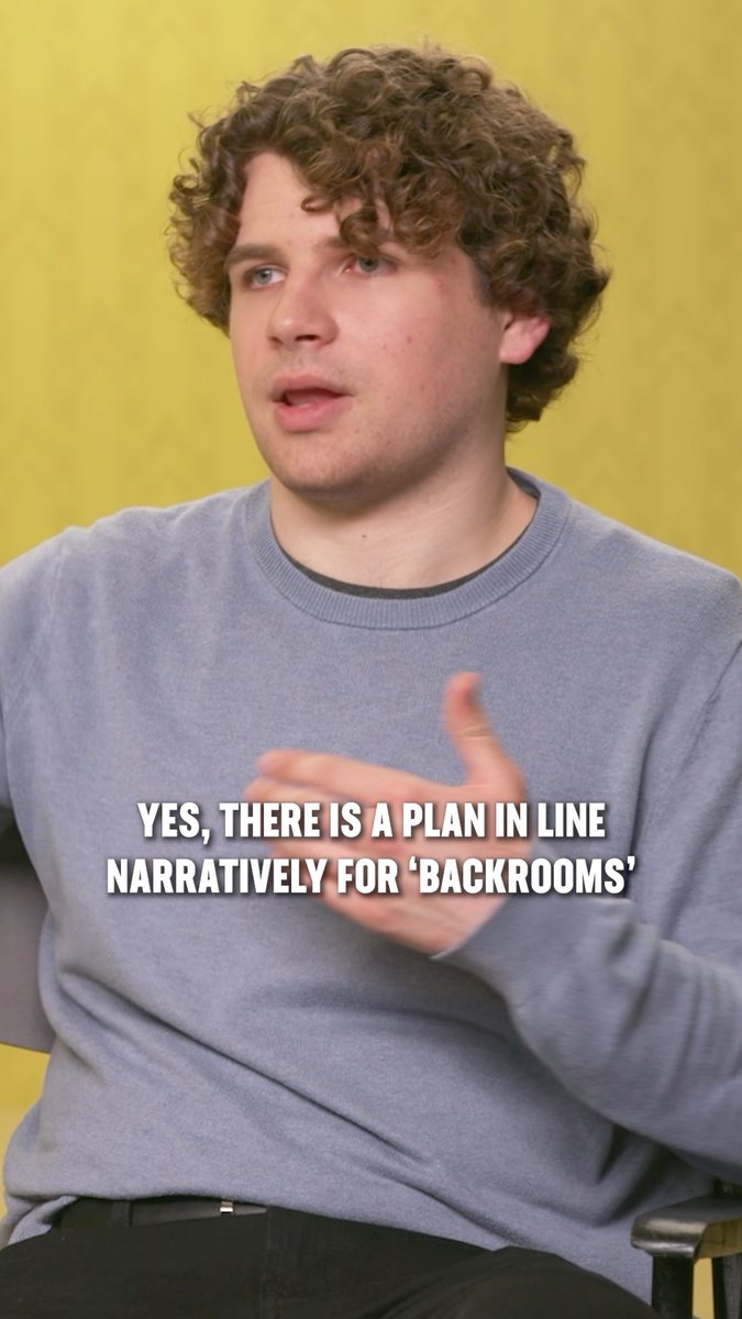 Director Kane Parsons teases the future of the #Backrooms franchise. 👀