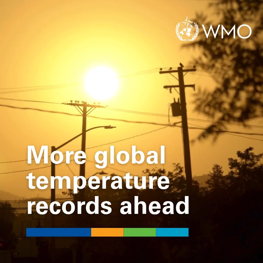 We are likely to experience a new warmest year on record in the next 5 years. New World Meteorological Organization & Met Office report shows that annual global mean near-surface temperatures from 2026–2030 are likely to range between 1.3°C - 1.9°C above the 1850-1900 average.
