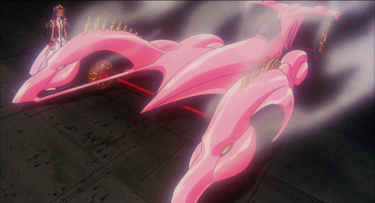 "Utena" Movie : Car transformation scene with commentary from director Kunihiko Ikuhara.