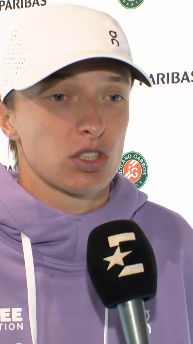 Będzie lepiej, Iga. Trzymamy za Ciebie kciuki 🤞 Mniej stresu ✌️ #RolandGarros #RG2026 #JazdaIga