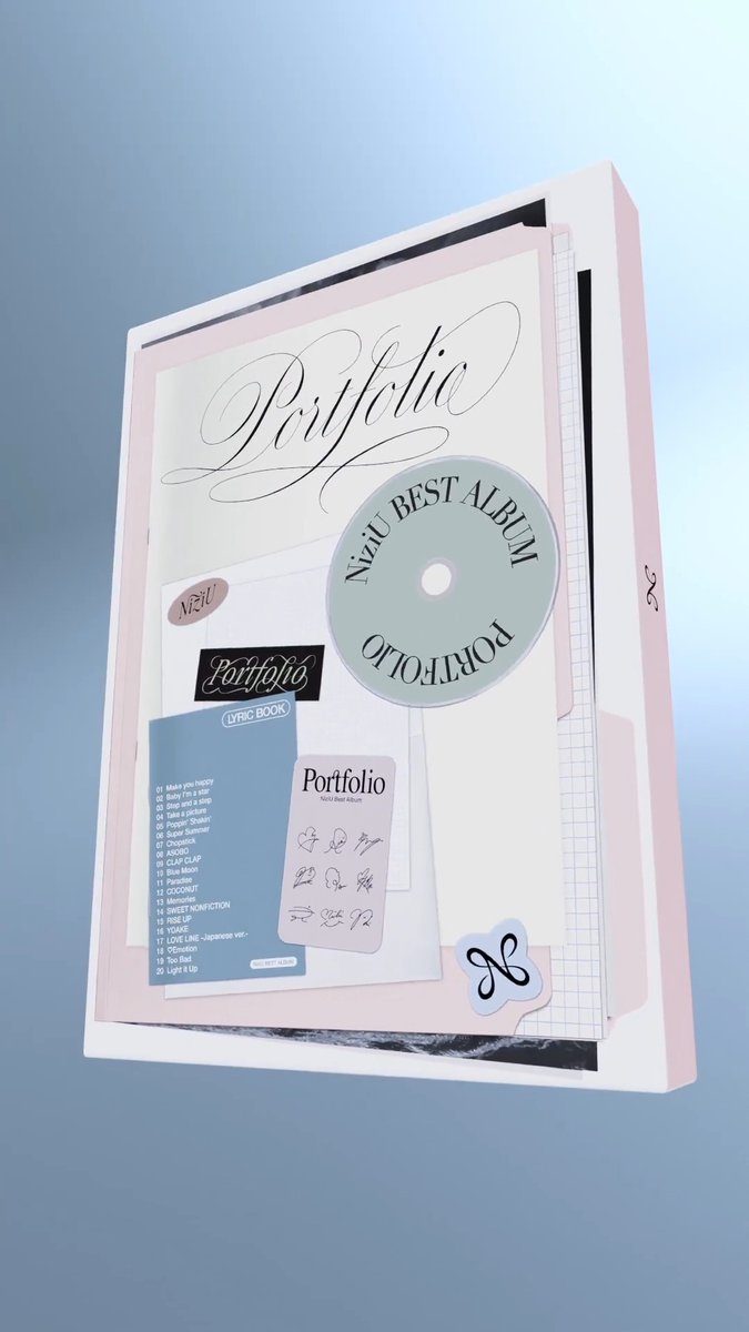 𝐍𝐢𝐳𝐢𝐔 𝐁𝐞𝐬𝐭 𝐀𝐥𝐛𝐮𝐦『𝐏𝐨𝐫𝐭𝐟𝐨𝐥𝐢𝐨』 - 3D Album Preview 📑 Limited Production Edition 💿 Release：2026.07.01 Wed ※映像はイメージです。製造の都合上、実際の商品と異なる場合がございます。 #NiziU #WithU #NiziU_BestAlbum #NiziU_Portfolio