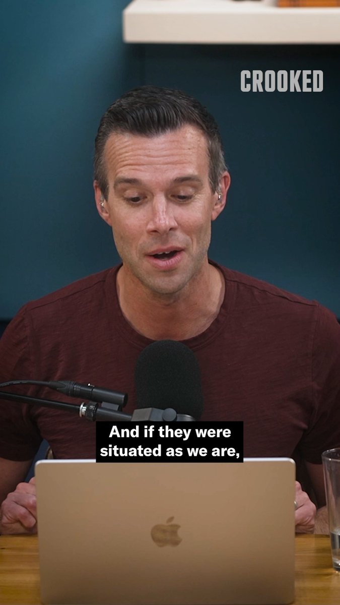 Both Lincoln and Obama were able to see the world through their opponents eyes and recognize that gave them strength as politicians. #podsaveamerica #crookedmedia #allwesay