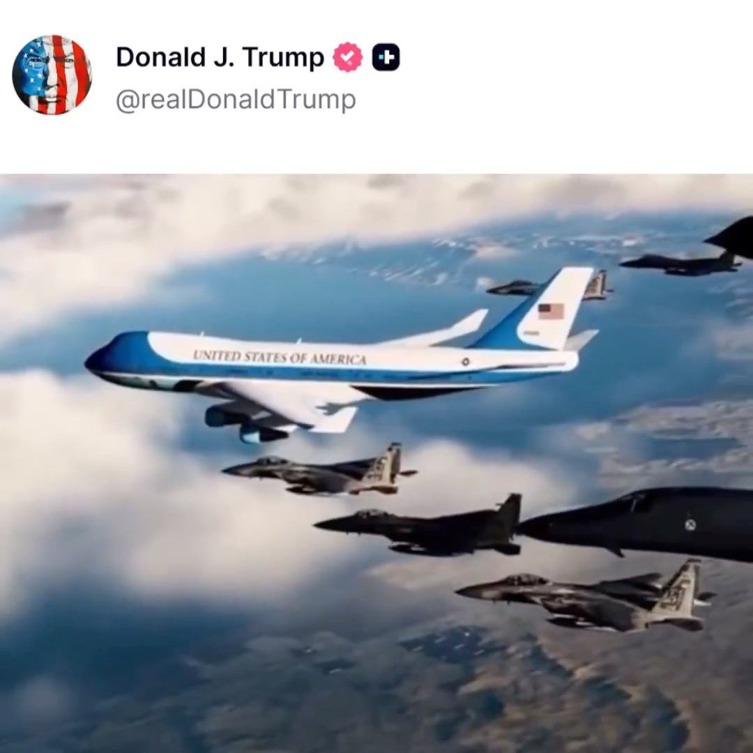 AMERICA IS BACK. We’re so lucky to live in the most powerful nation in the history of the world.