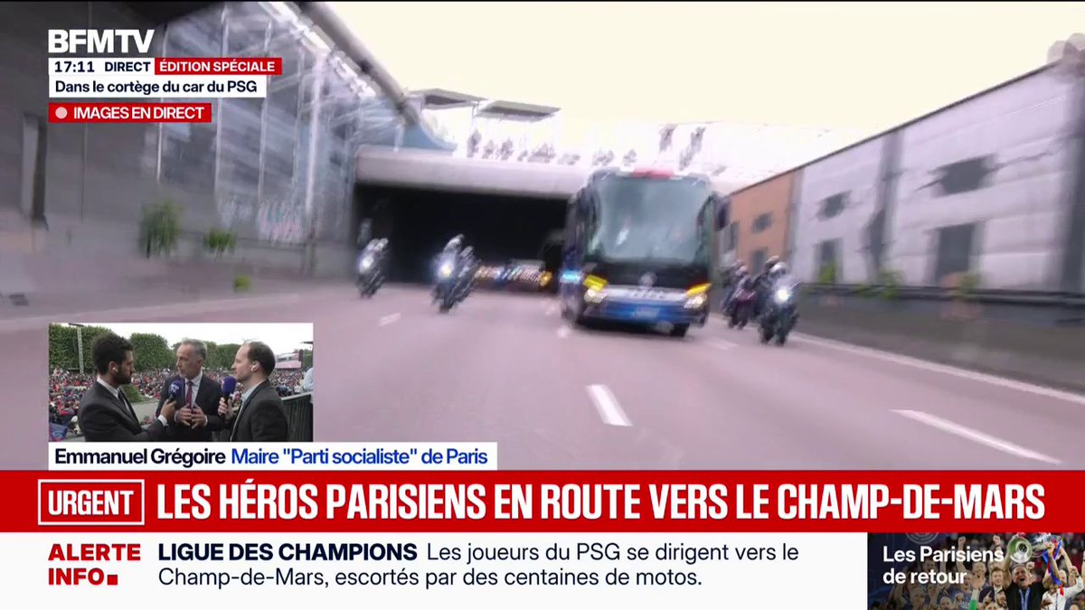Emmanuel Grégoire, maire de Paris: "il faut que le PSG reste au Parc des Princes"