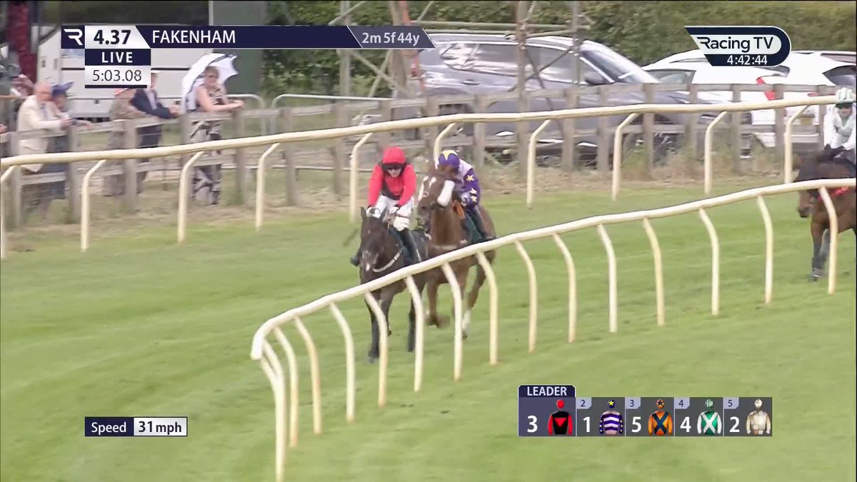 Nickelforce lands the Prince Of Wales Cup Fakenham Racecourse for Ben Case and Harry Bannister, who decided he didn't need his whip in the final half furlong! ⬛️🟥