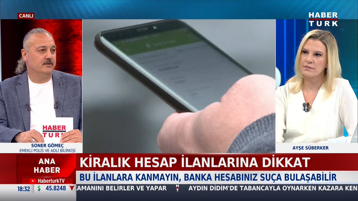 📌IBAN kiralamak suça bulaştırıyor: Hangi suçlara bulaşma riski var? Emekli Polis ve Adli Bilirkişi Soner Gömeç #AnaHaber'de anlattı.